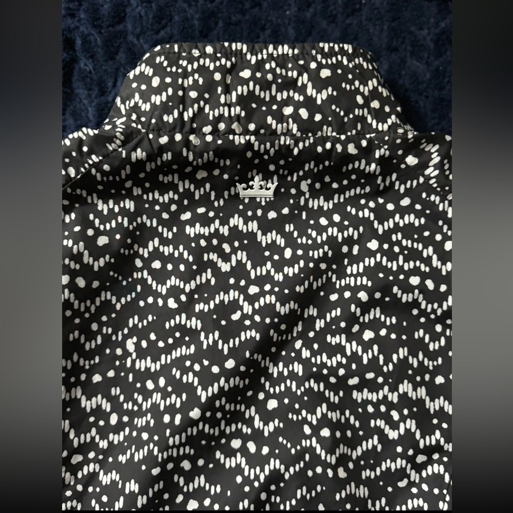 Peter‎ Millar Mens E4 Wind Reversible Full Zip Vest Black White Size Xsmall - Picture 6 of 13
